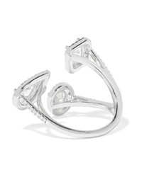 Messika My Twin Trilogy 18 Karat White Gold Diamond Ring