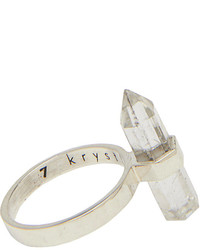 Rebecca Taylor Krystal Knight Single Mini Thin Ring