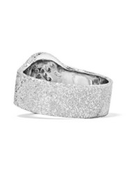 Carolina Bucci Superstellar 18 Karat White Gold Diamond Ring