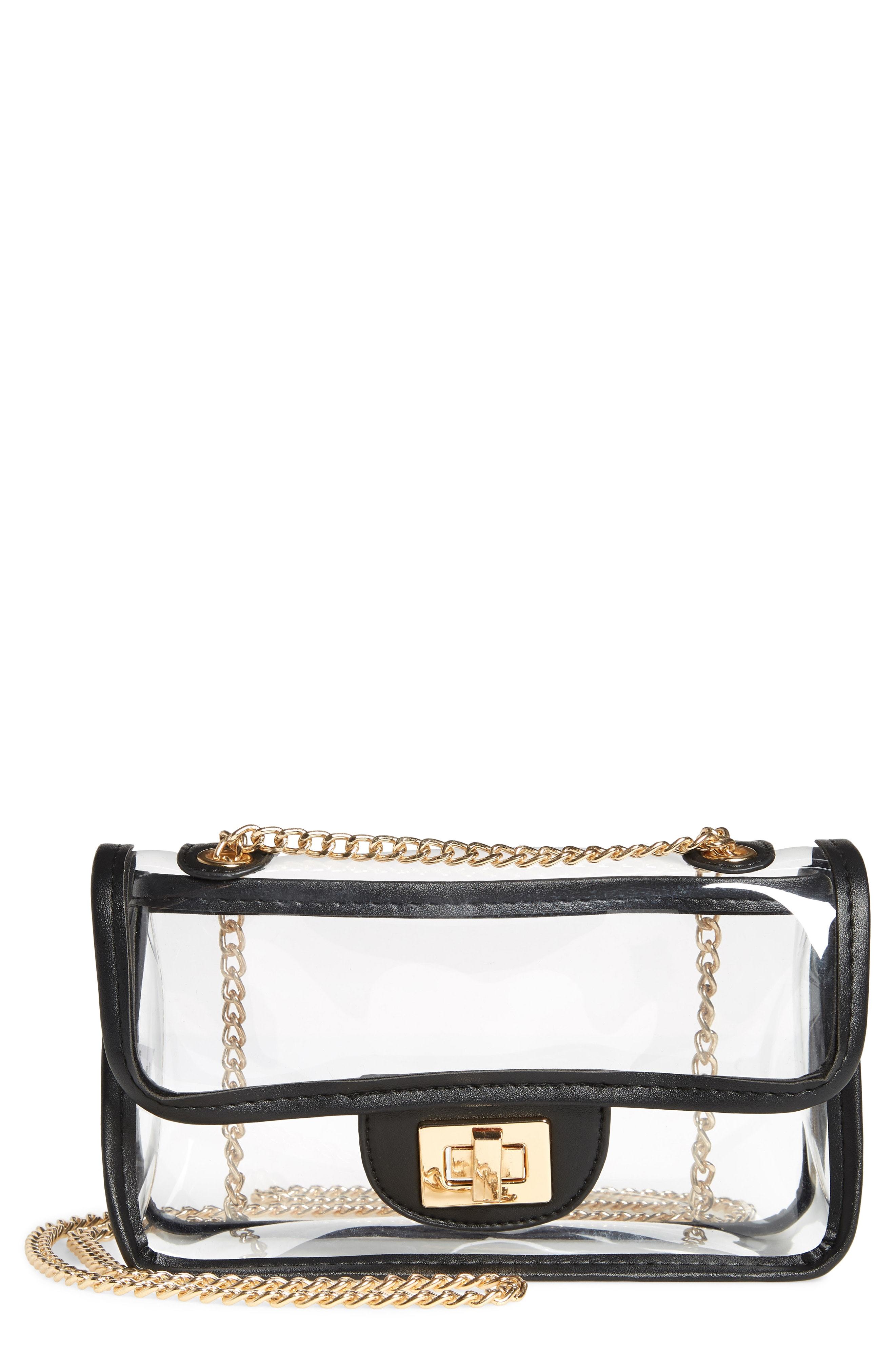 transparent crossbody bag