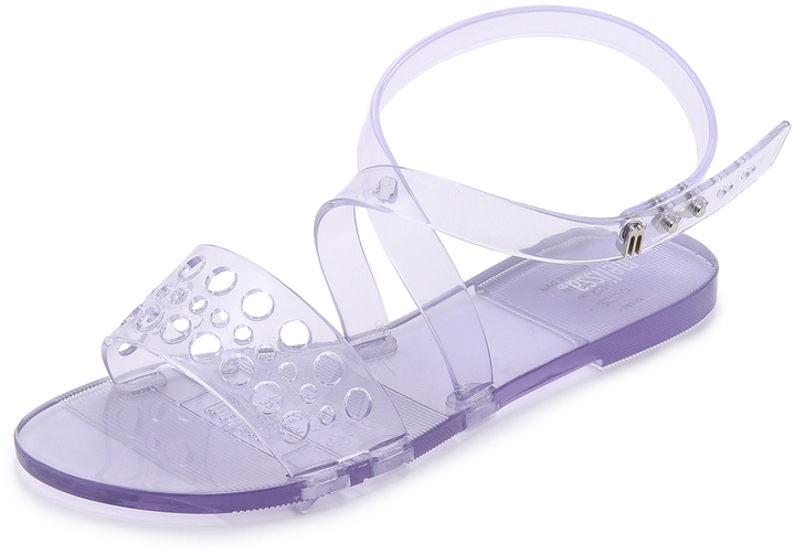 Clear Rubber Gladiator Sandals: Melissa Tasty Jelly Sandals | Where to ...