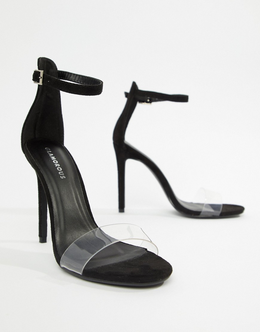 Buy Misto Women Black Transparent Block Heels Online at Best Prices in  India - JioMart.