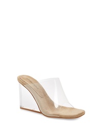 Jeffrey Campbell Clear Wedge Mule
