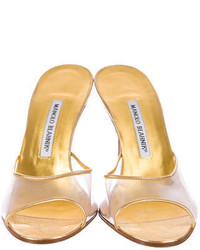 Manolo Blahnik Slide Sandals