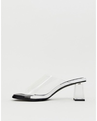 Eeight E8 By Miista Transparent Architectural Heeled Sandals