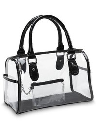 Designer Inspired Clear Satchel Handbag