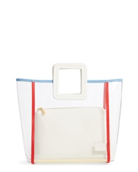 Staud Shirley Framed Transparent Handbag