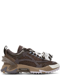 Off-White Brown Odsy 2000 Sneakers