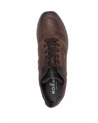 Hogan H321 Low Top Leather Sneakers