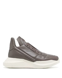 Rick Owens Laceless High Top Sneakers