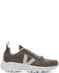 Rick Owens Taupe Veja Edition Hiking Sneakers