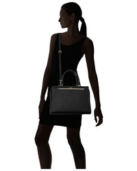 Calvin Klein Cindy Bar Trim Saffiano Satchel Satchel Handbags