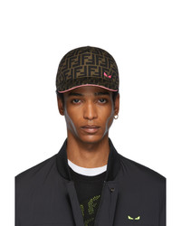 Fendi Brown And Pink Forever Cap