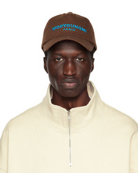 Wooyoungmi Brown Embroidered Cap