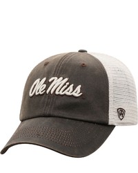 Top of the World Brown Ole Miss Rebels Scat Mesh Trucker Snapback Hat At Nordstrom