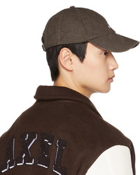 Axel Arigato Brown Washed Signature Cap