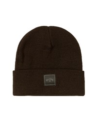 Billabong Stacked Cuffed Beanie In Blk Black At Nordstrom