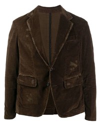 DSQUARED2 Distressed Button Up Blazer