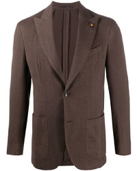 Lardini Fine Knit Buttoned Blazer