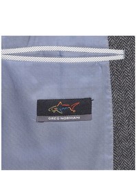 Greg Norman Herringbone Sport Coat Wool Blend