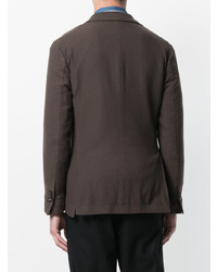Lardini Slanted Pocket Blazer Jacket