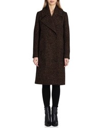 Dark Brown Boucle Coat