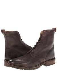 Frye James Lug Wingtip Boot Lace Up Boots
