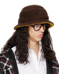 Marni Brown Brushed Bucket Hat