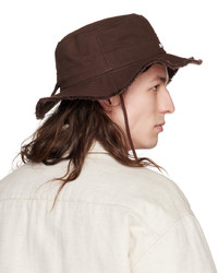 Jacquemus Brown Le Bob Artichaut Bucket Hat