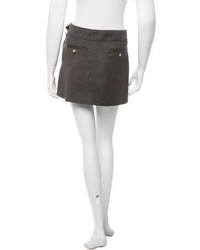 Barbara Bui Wool Pleated Skirt