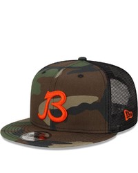 New Era Camo Chicago Bears Woodland Trucker Legacy 20 9fifty Snapback Hat At Nordstrom