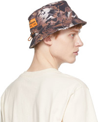 Heron Preston Brown Style Bucket Hat