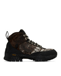 1017 Alyx 9Sm Brown And Black Hiking Boots