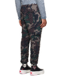 Doublet Khaki Shibori Trousers