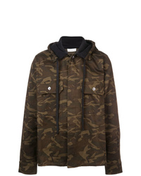 Dark Brown Camouflage Field Jacket
