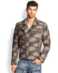 Dark Brown Camouflage Jacket