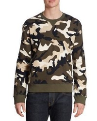 Dark Brown Camouflage Sweater