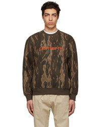 Dark Brown Camouflage Sweatshirt