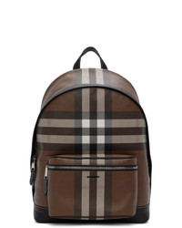 Burberry Brown E Canvas Giant Check Backpack