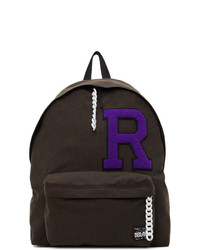 Raf Simons Brown Eastpak Edition R Patch Pakr Backpack