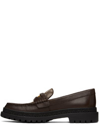 Coach 1941 Brown C Coin Loafers