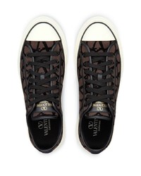 Valentino Garavani Toile Iconographe Lace Up Sneakers