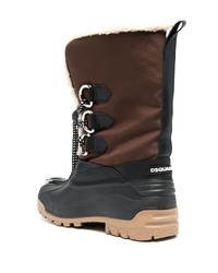 DSQUARED2 Faux Shearling Lined Boots