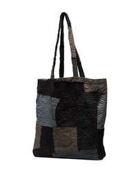 By Walid Blue Patch Tote Bag