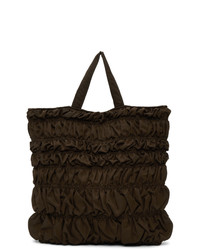 Molly Goddard Brown Kyoto Bumpy Tote Bag