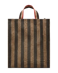 Fendi Striped Tote Bag