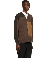 Comme des Garcons Homme Worsted Wool Paneled Cardigan