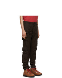 Reese Cooper®  Brown Lightweight Cotton Cargo Pants