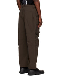 Juun.J Brown Outdoor Design Cargo Pants