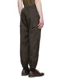 Undercover Brown Silk Cargo Pants